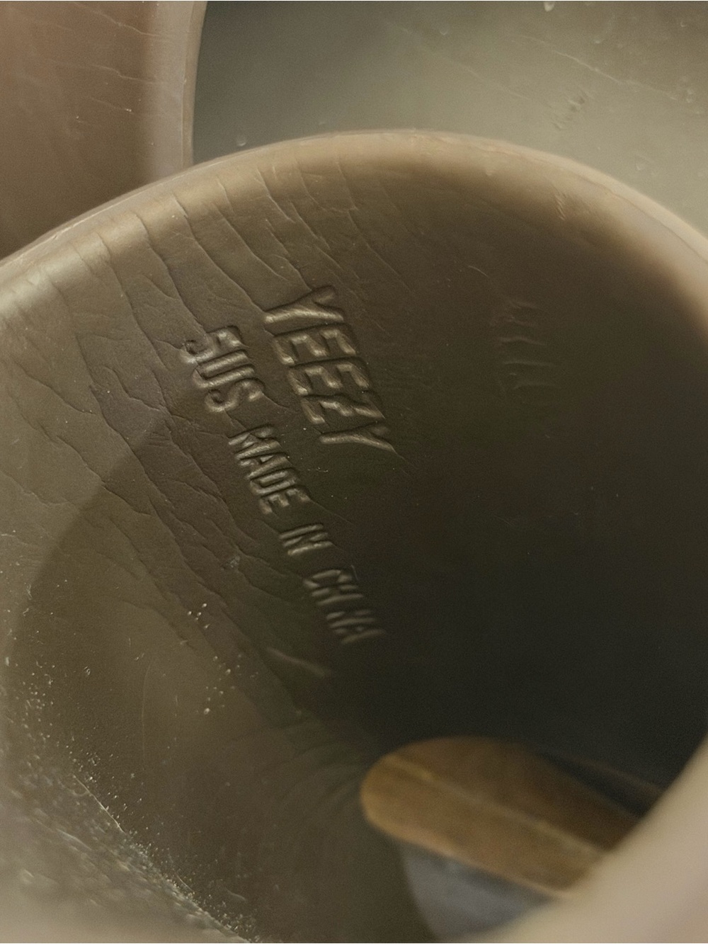 Yeezy Slide Sandals in Brown - Picture 2 of 2